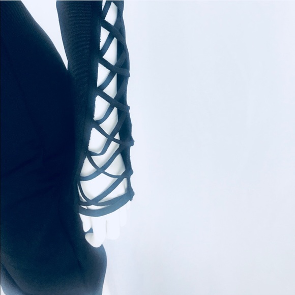 Wow Couture Dress, Large, Black, Mid-Thigh, NWT - Picture 3 of 7